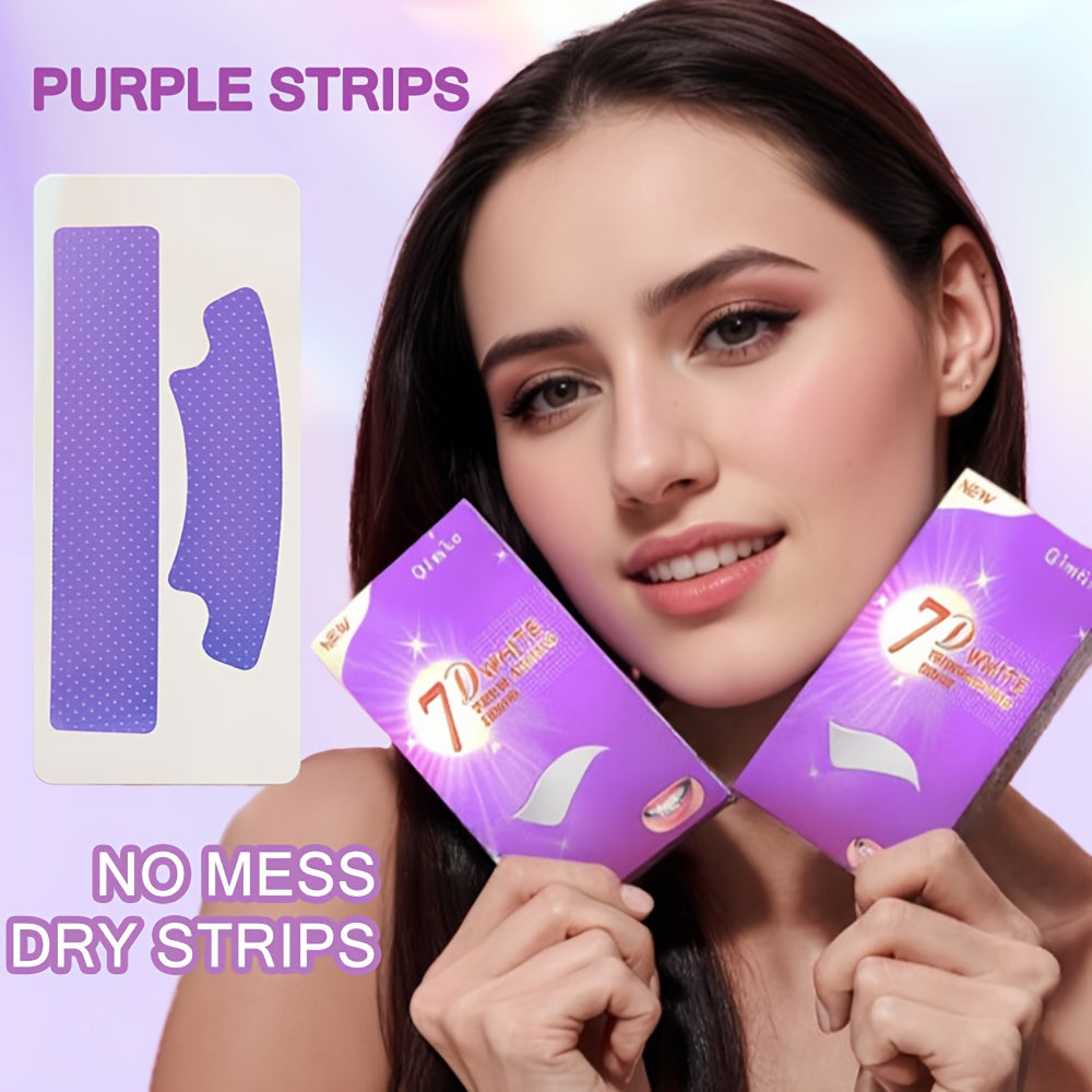 7D Purple Teeth Strips - Paraben-Free