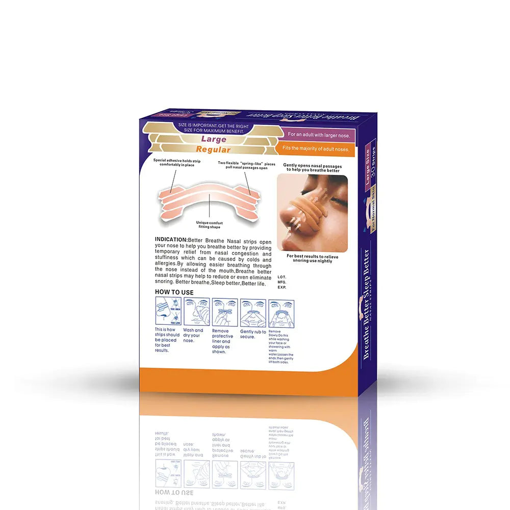 Nasal Strips - 30 Pieces Box