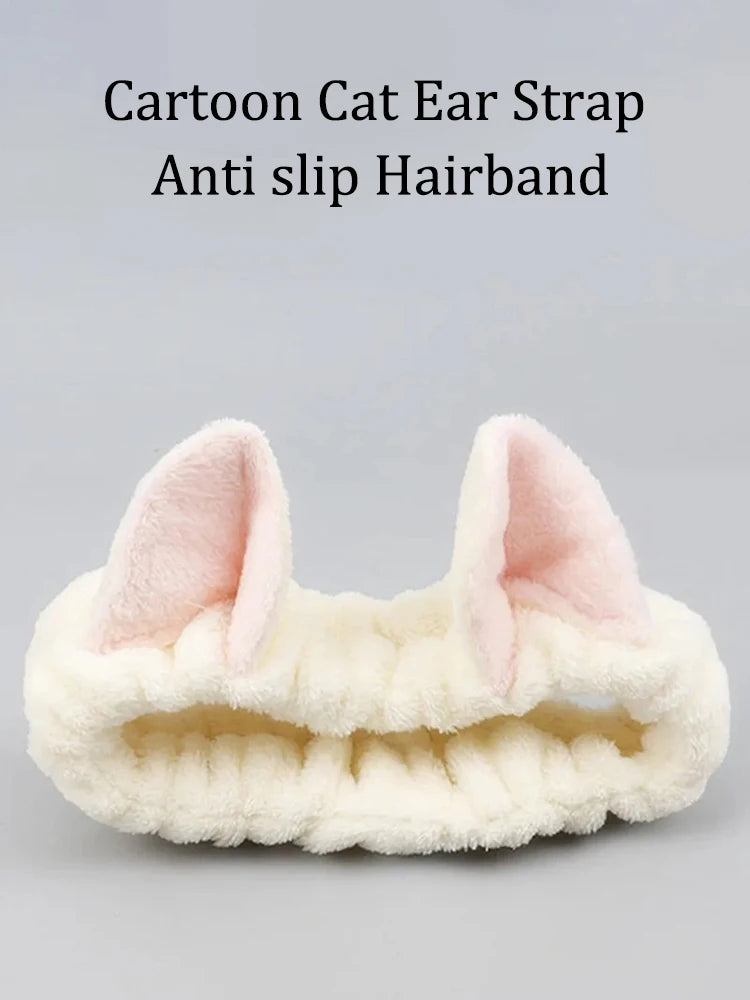 Cat Coral Plush Headband