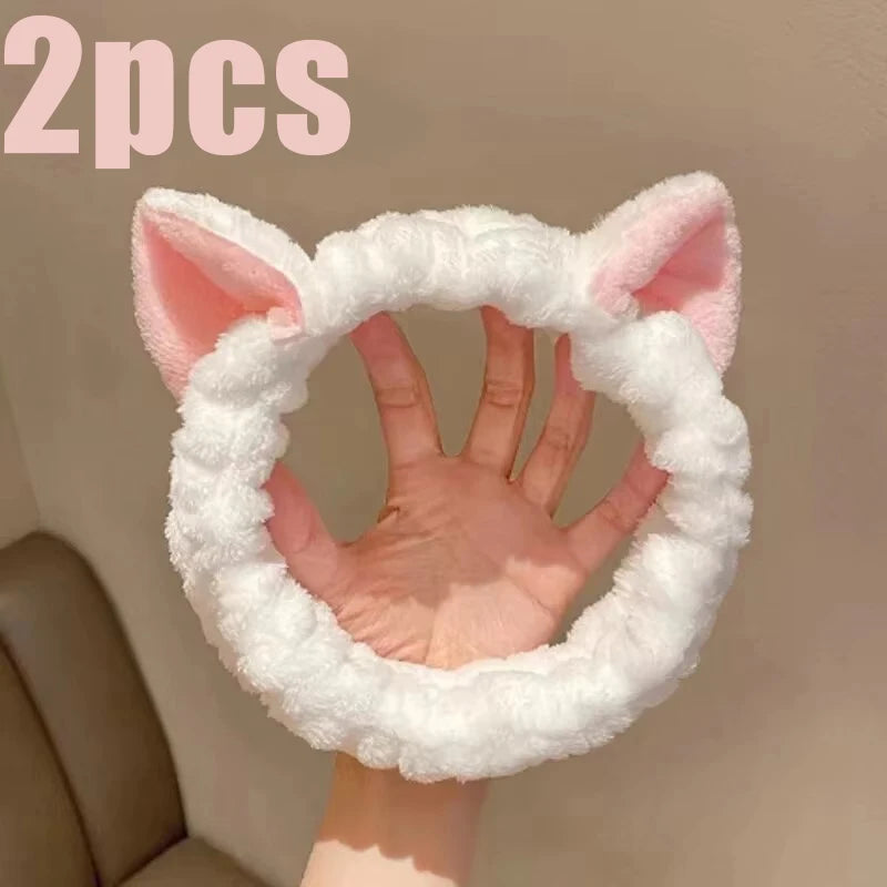 Cat Coral Plush Headband