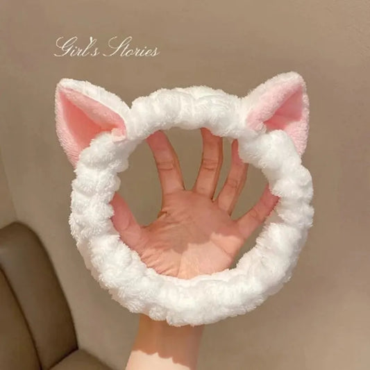 Cat Coral Plush Headband