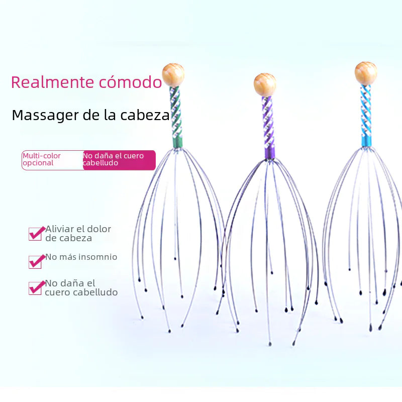 Octopus Head Massager for Scalp and Back Relief