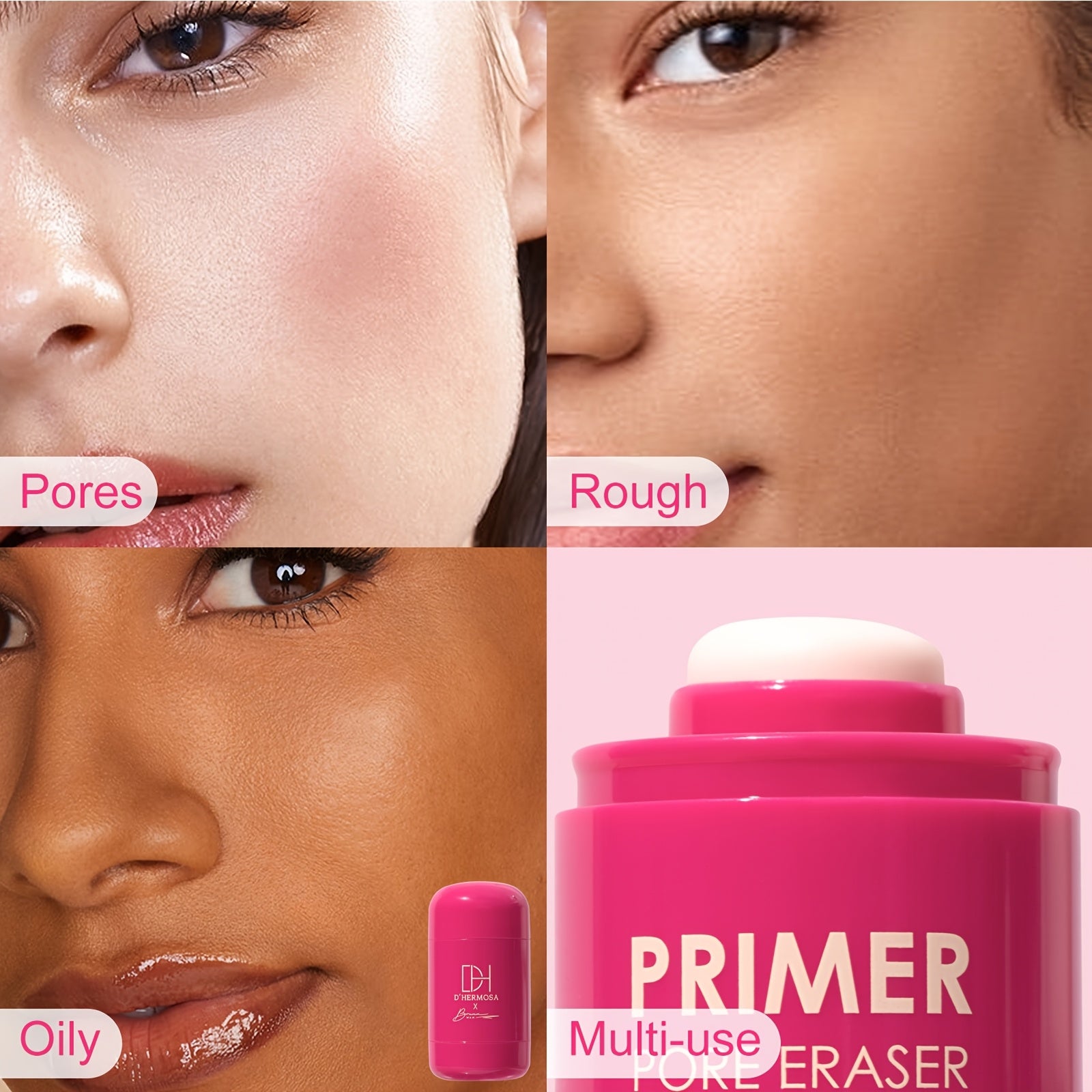 Pore-hiding & mild oil-control primer