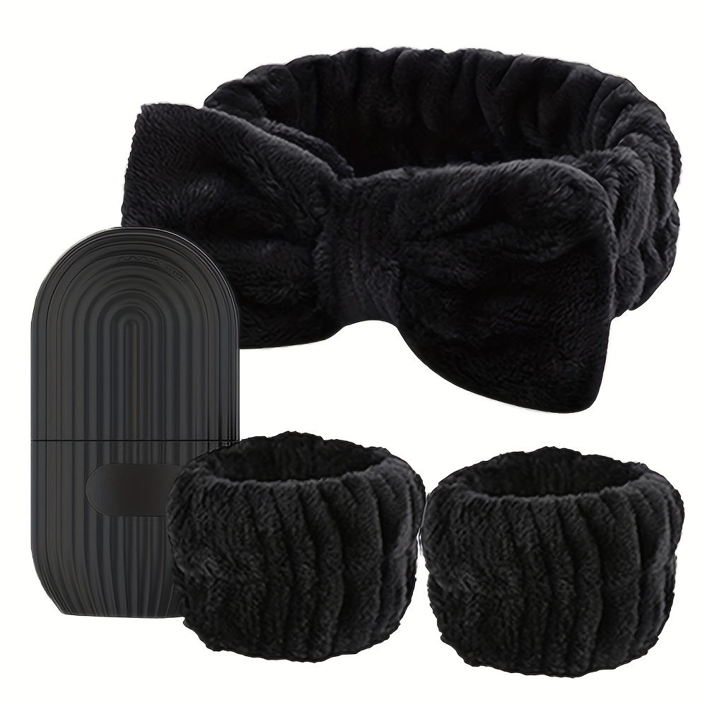 Ice Face Roller, Headband & Wristband Kit