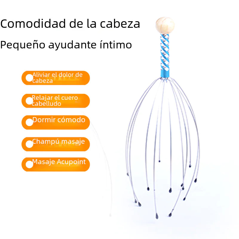 Octopus Head Massager for Scalp and Back Relief